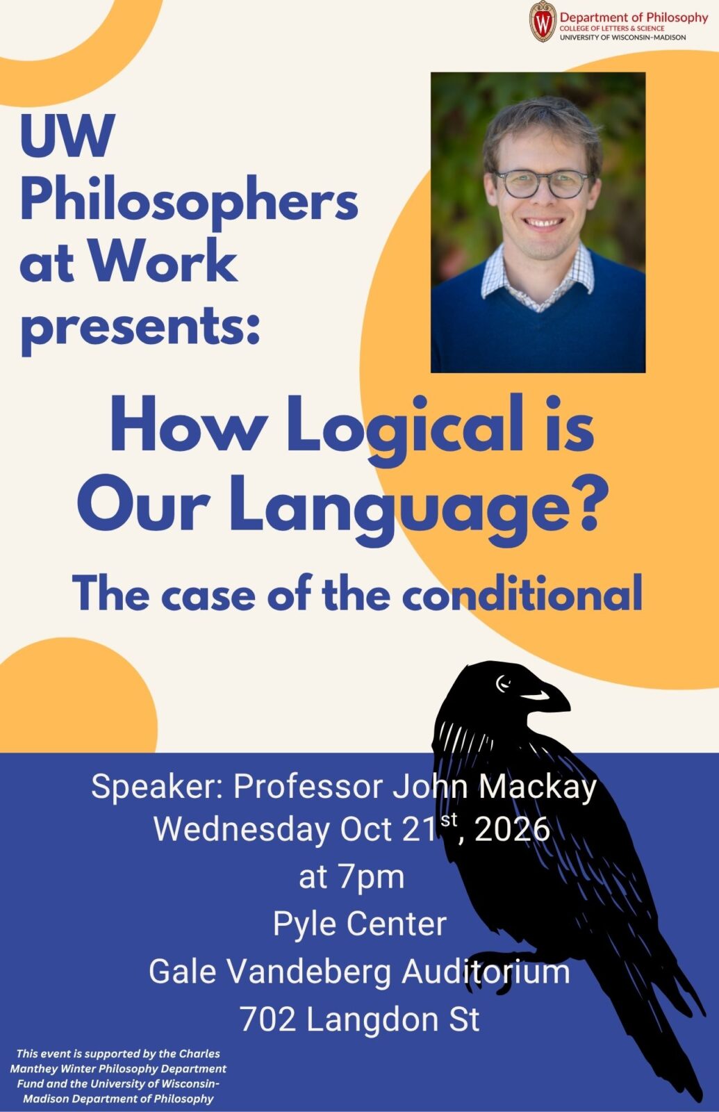 Poster for Professor John Mackays Talk